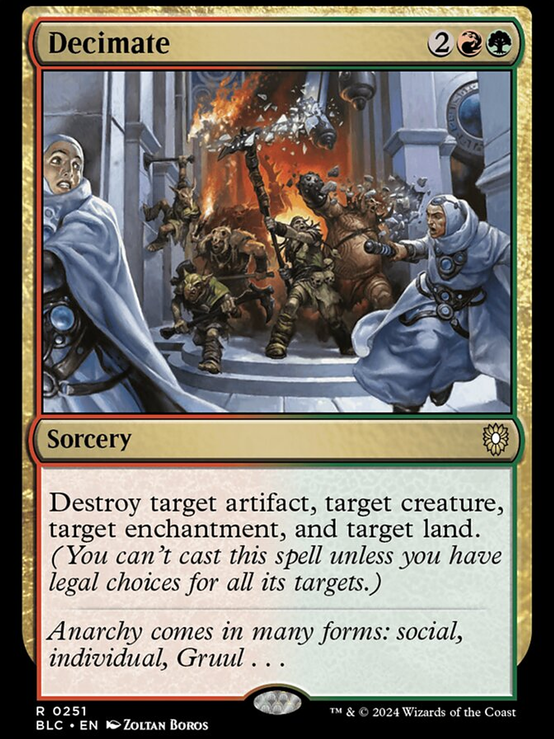 Decimate (Bloomburrow Commander) 1