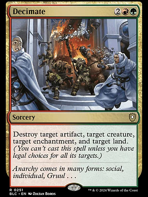 Decimate (Bloomburrow Commander)