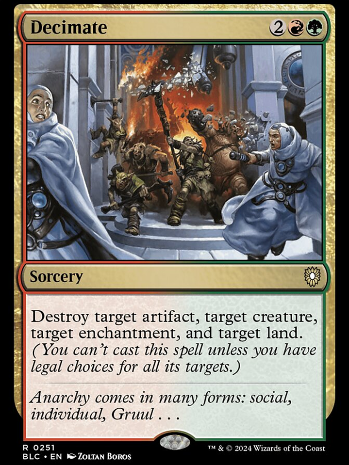 Decimate (Bloomburrow Commander) 1