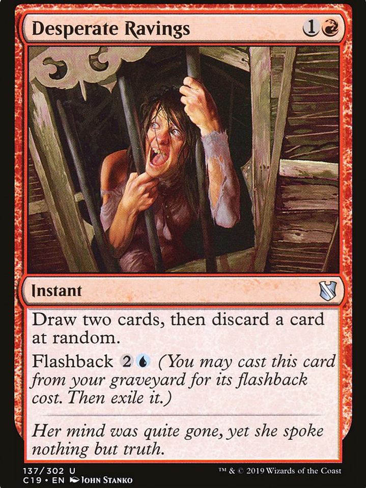 Desperate Ravings (Commander 2019) 1