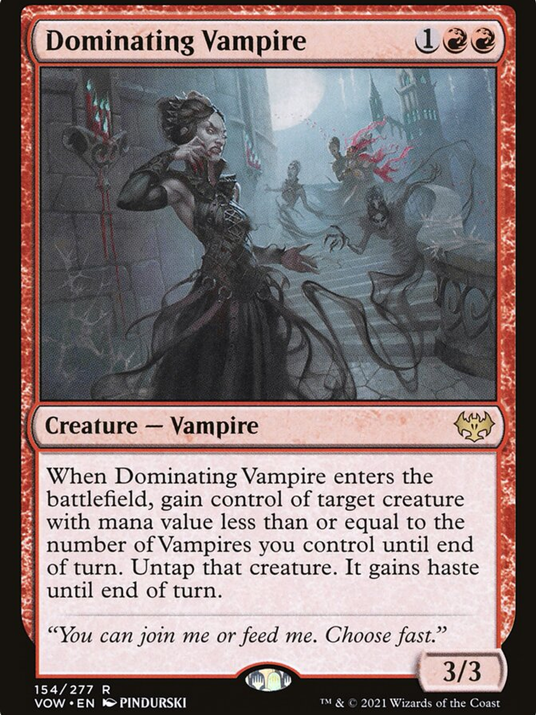 Dominating Vampire (Innistrad: Crimson Vow) 1