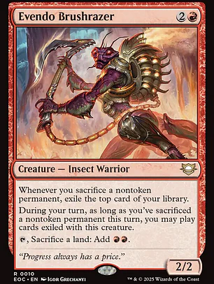 Evendo Brushrazer (Edge of Eternities Commander)