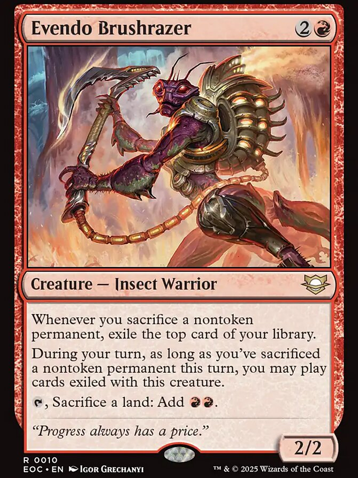 Evendo Brushrazer (Edge of Eternities Commander) 1