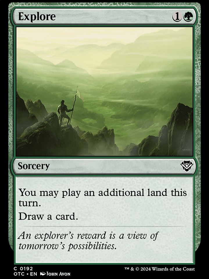 Explore (Outlaws of Thunder Junction Commander) 1