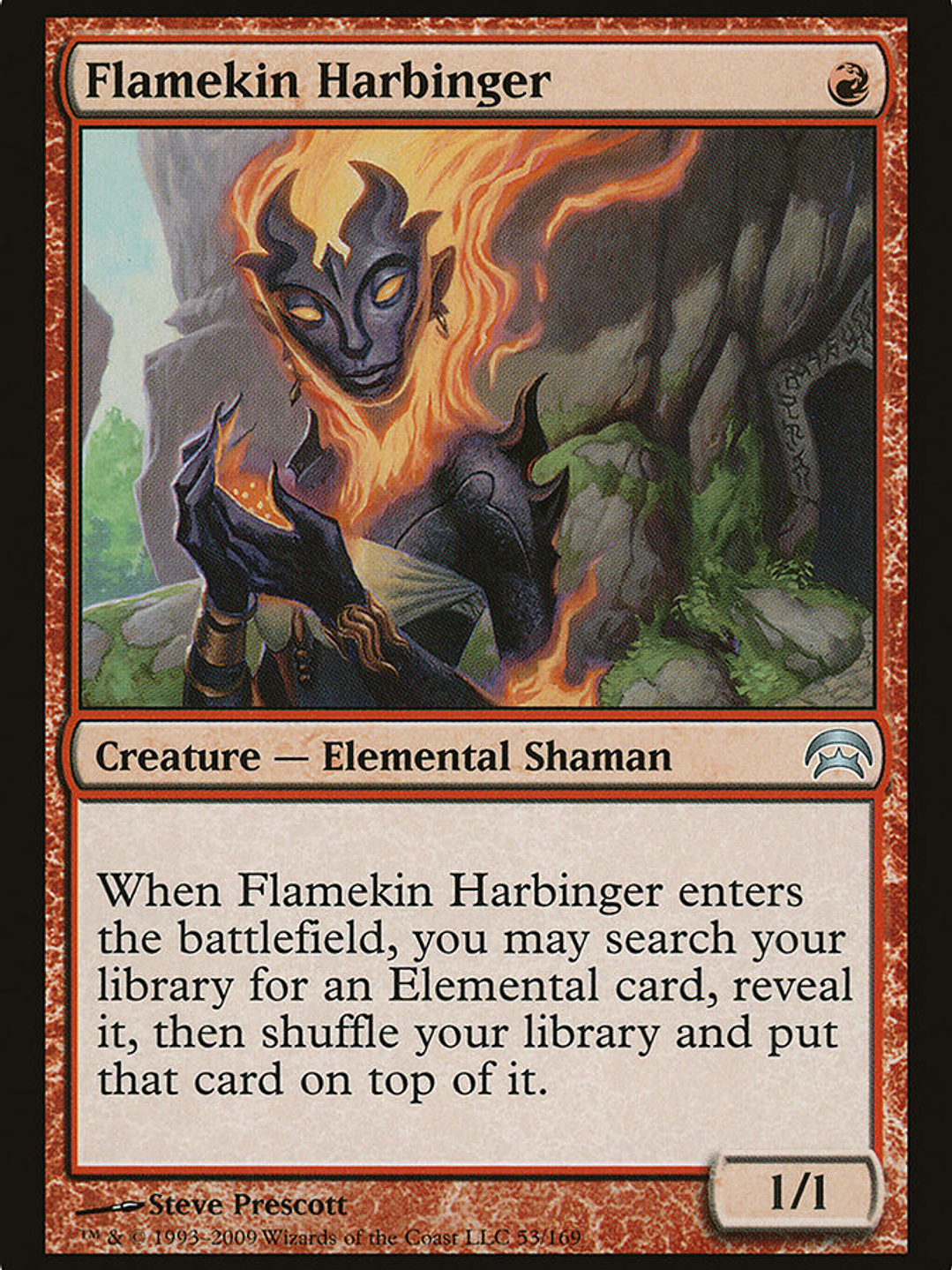 Flamekin Harbinger (Planechase) 1