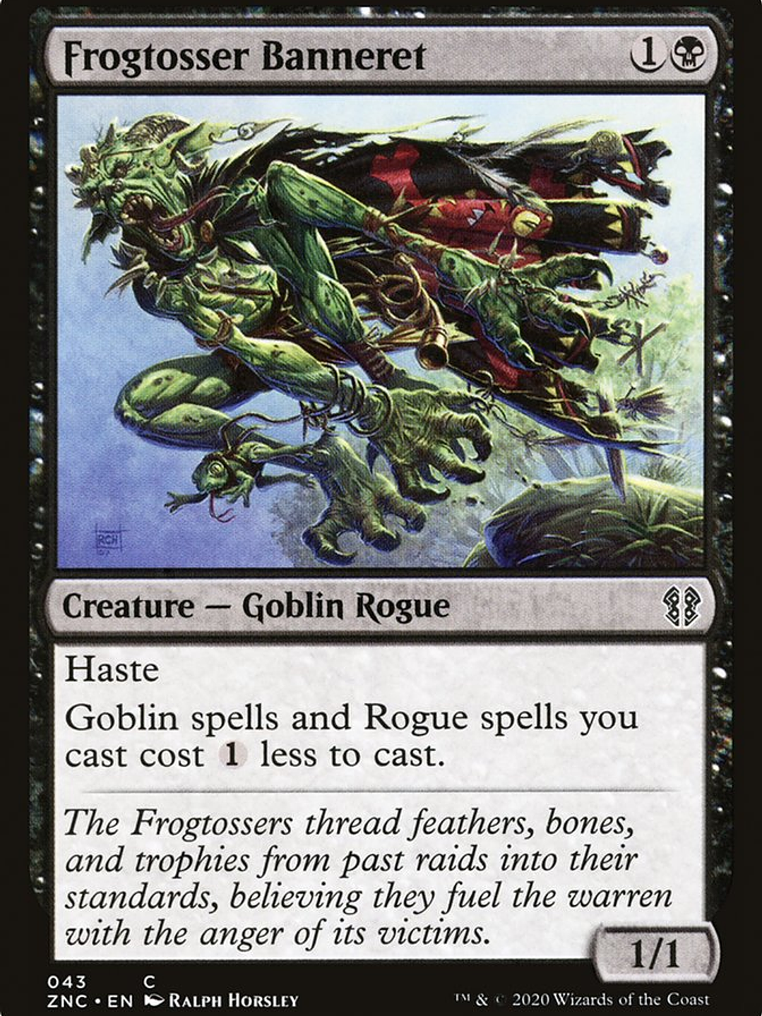 Frogtosser Banneret (Zendikar Rising Commander) 1
