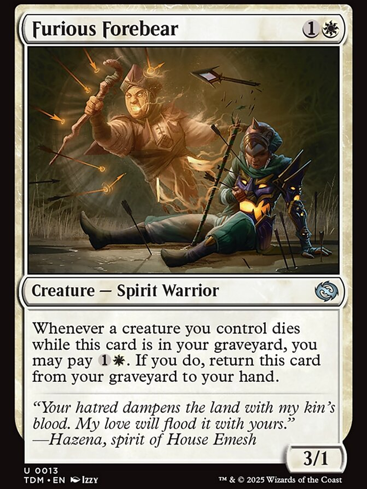 Furious Forebear (Tarkir: Dragonstorm) 1