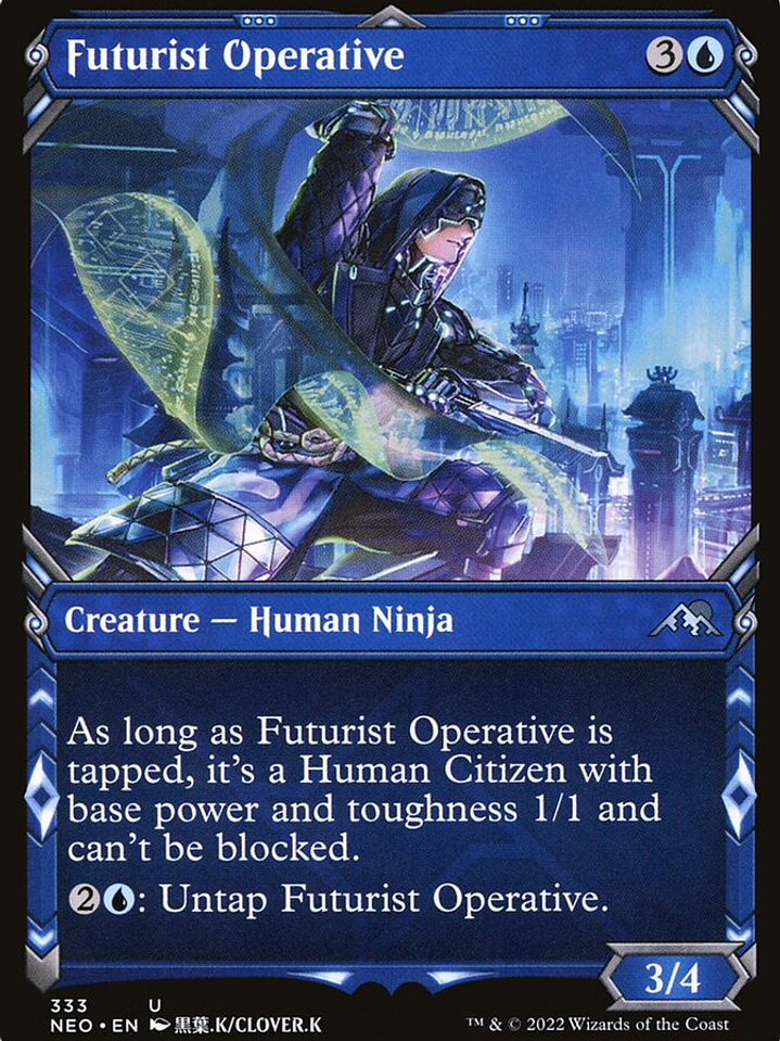 Futurist Operative (Kamigawa: Neon Dynasty) 1