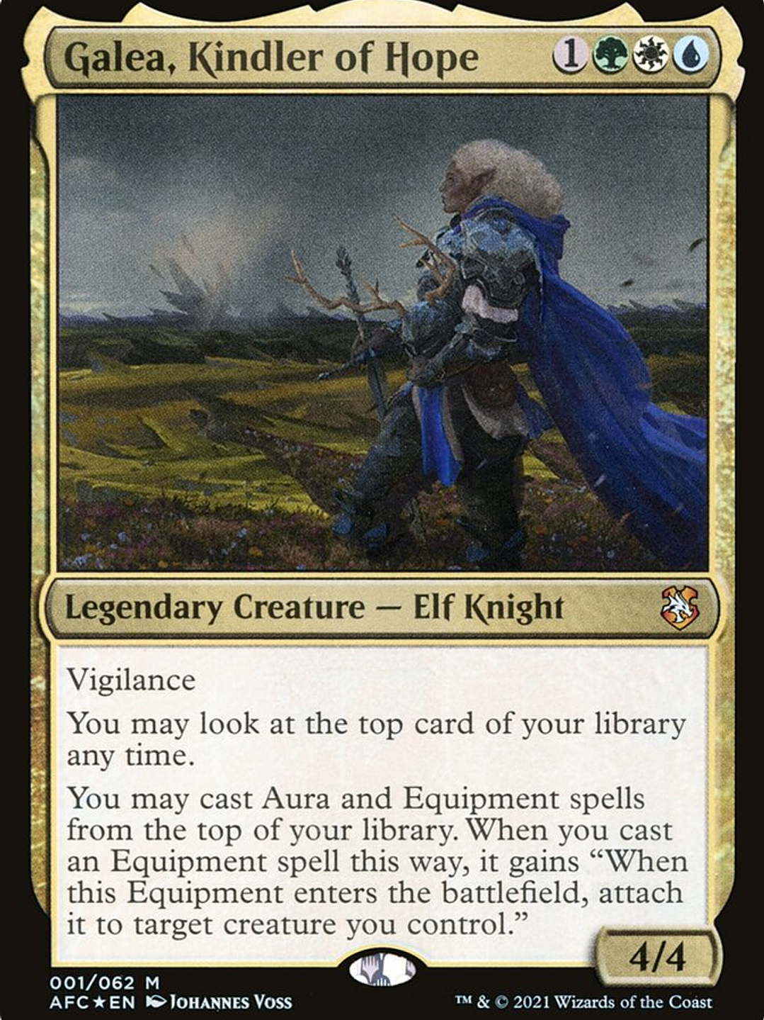 Galea, Kindler of Hope (Forgotten Realms Commander) 1