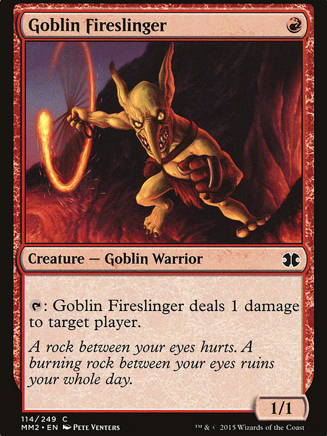 Goblin Fireslinger (Modern Masters 2015) 1