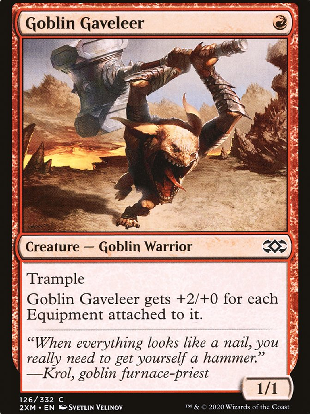 Goblin Gaveleer (Double Masters) 1