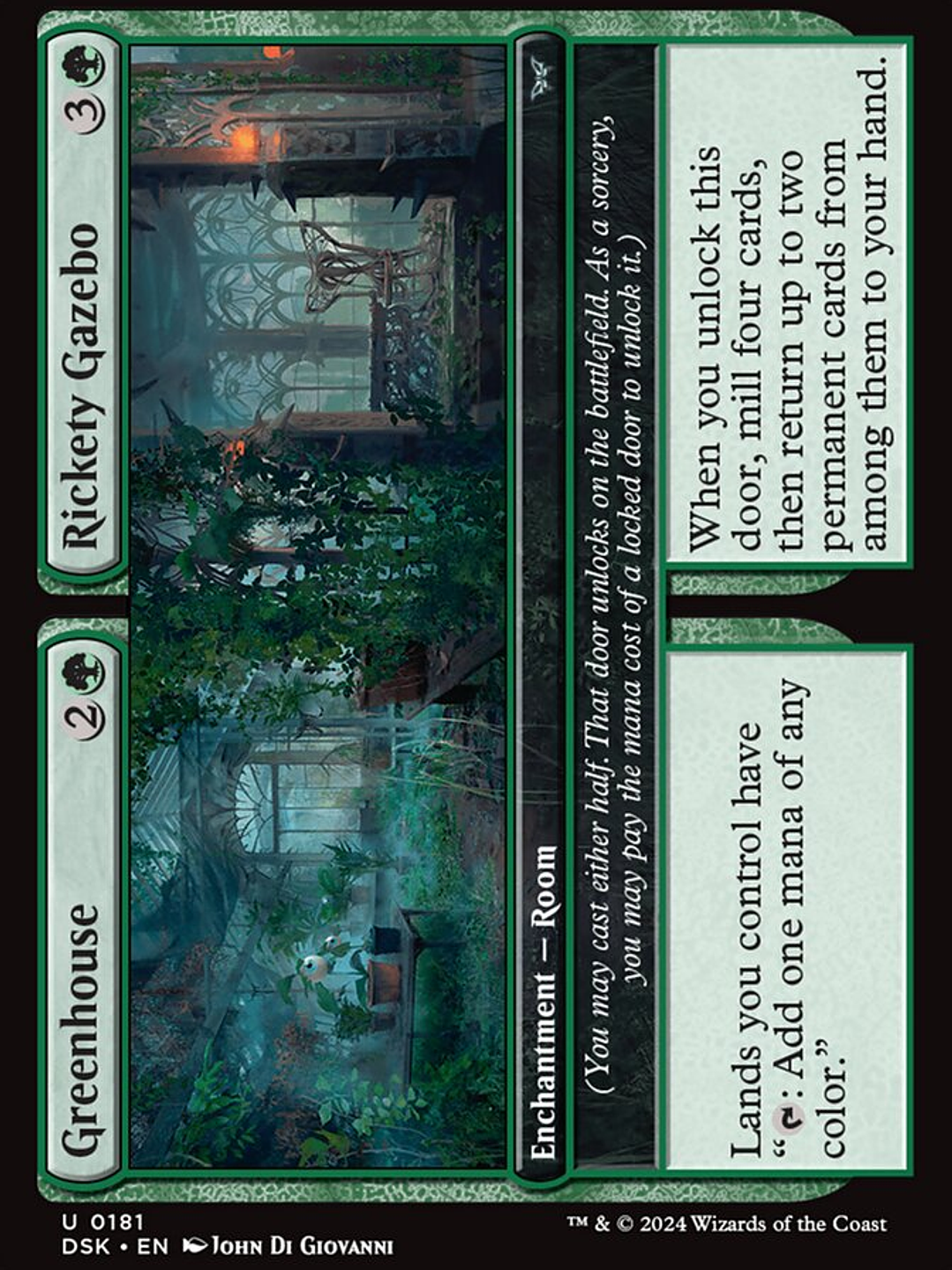 Greenhouse // Rickety Gazebo (Duskmourn: House of Horror) 1