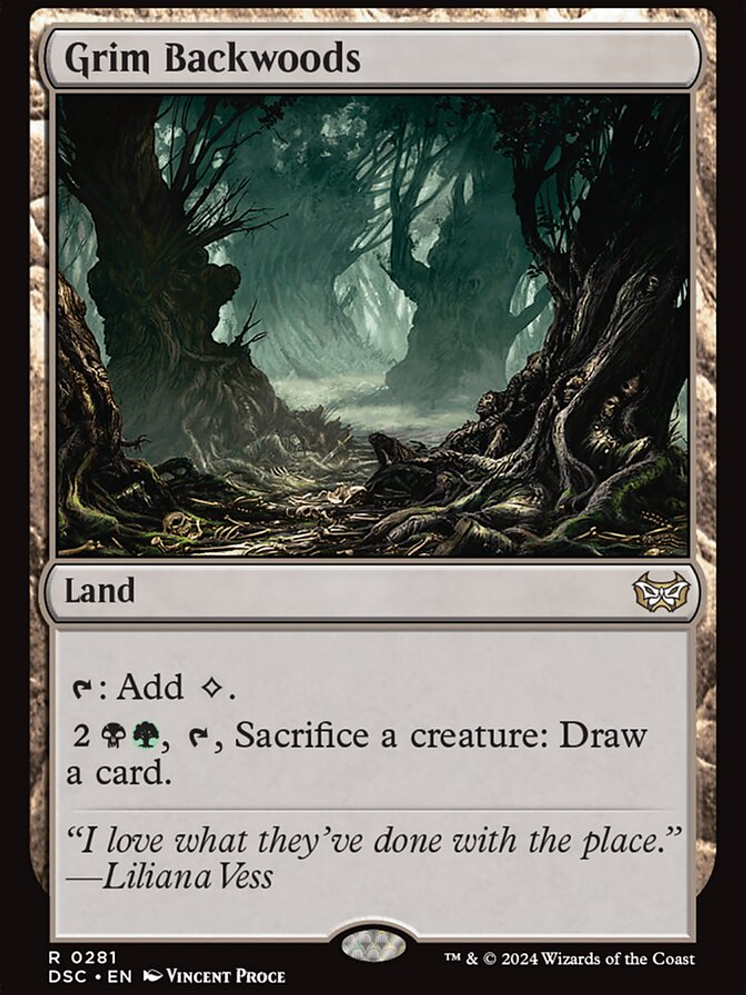 Grim Backwoods (Duskmourn: House of Horror Commander) 1