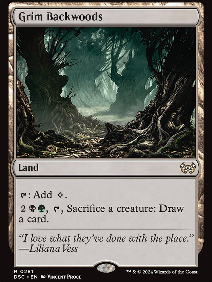 Grim Backwoods (Duskmourn: House of Horror Commander) 1