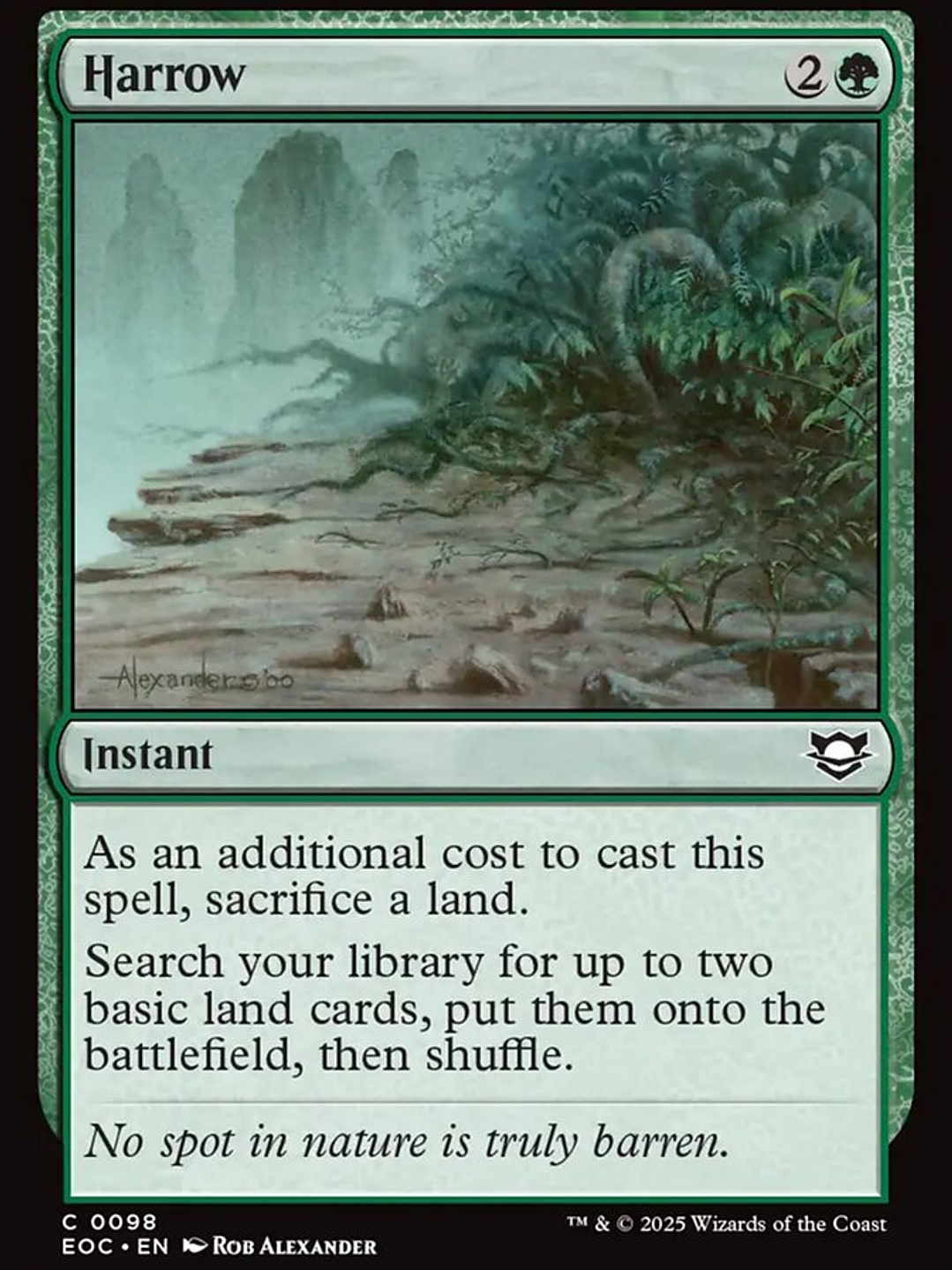 Harrow (Edge of Eternities Commander) 1