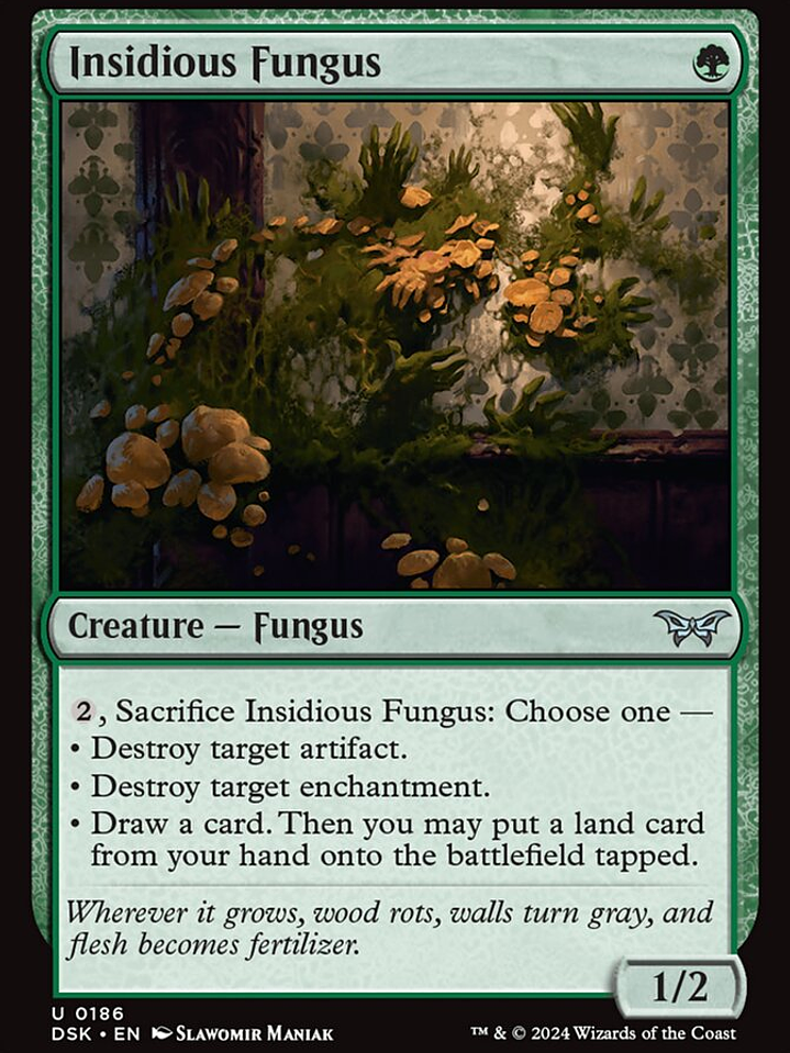 Insidious Fungus (Duskmourn: House of Horror) 1