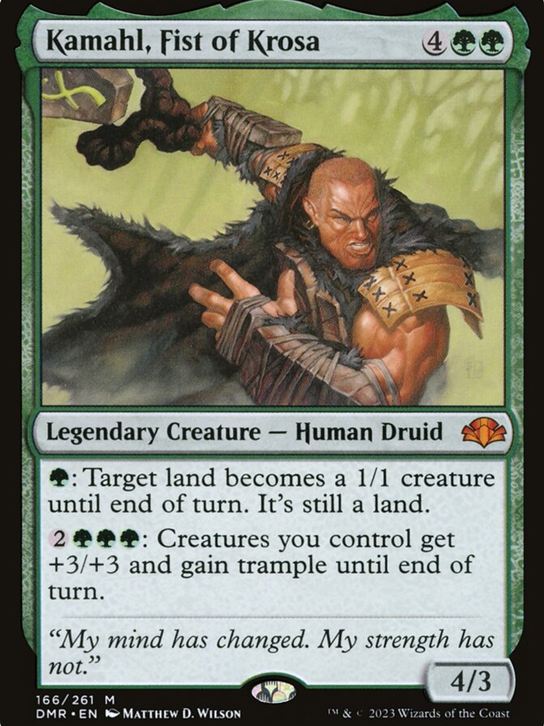 Kamahl, Fist of Krosa (Dominaria Remastered) 1