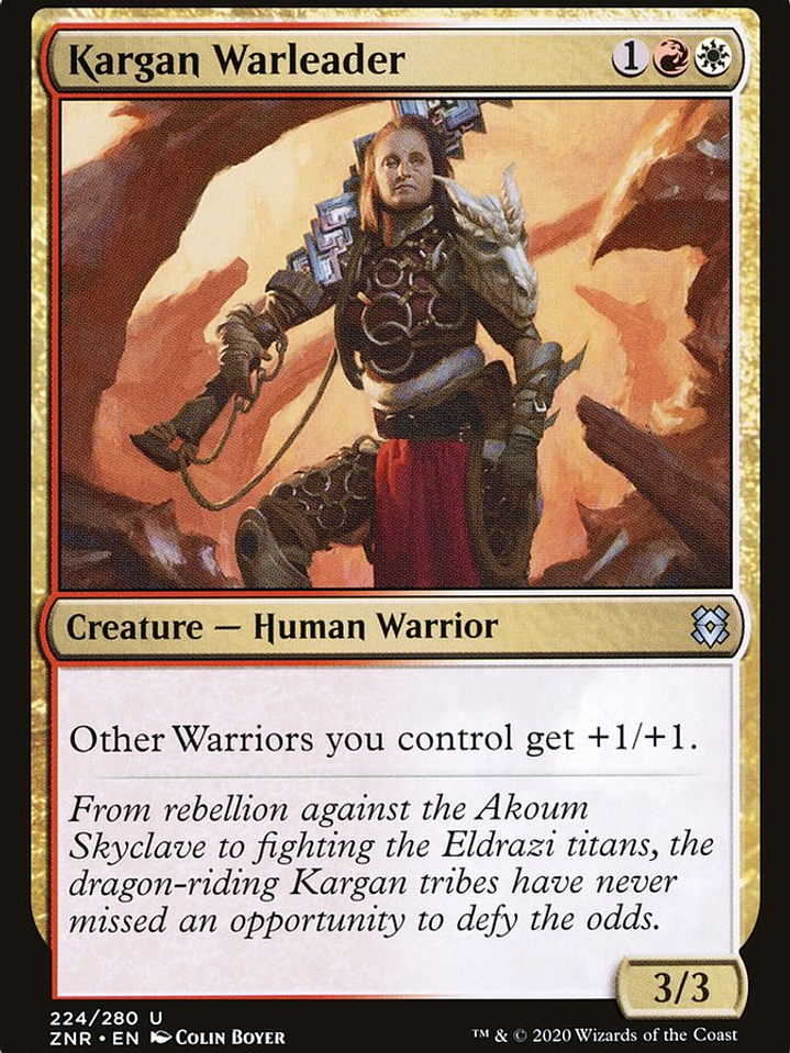 Kargan Warleader (Zendikar Rising) 1