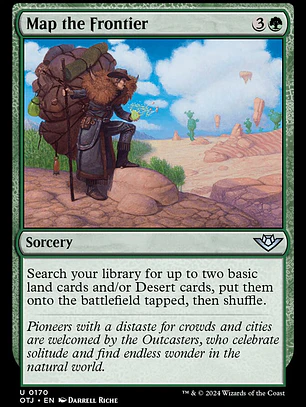 Map the Frontier (Outlaws of Thunder Junction)