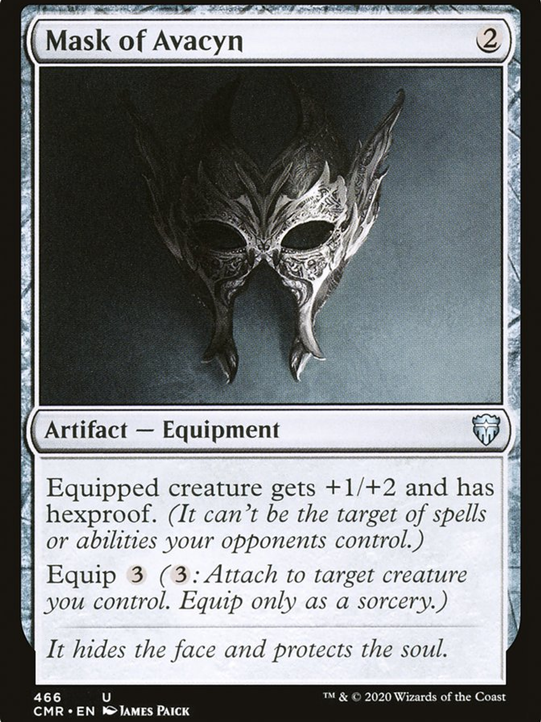 Mask of Avacyn (Commander Legends) 1