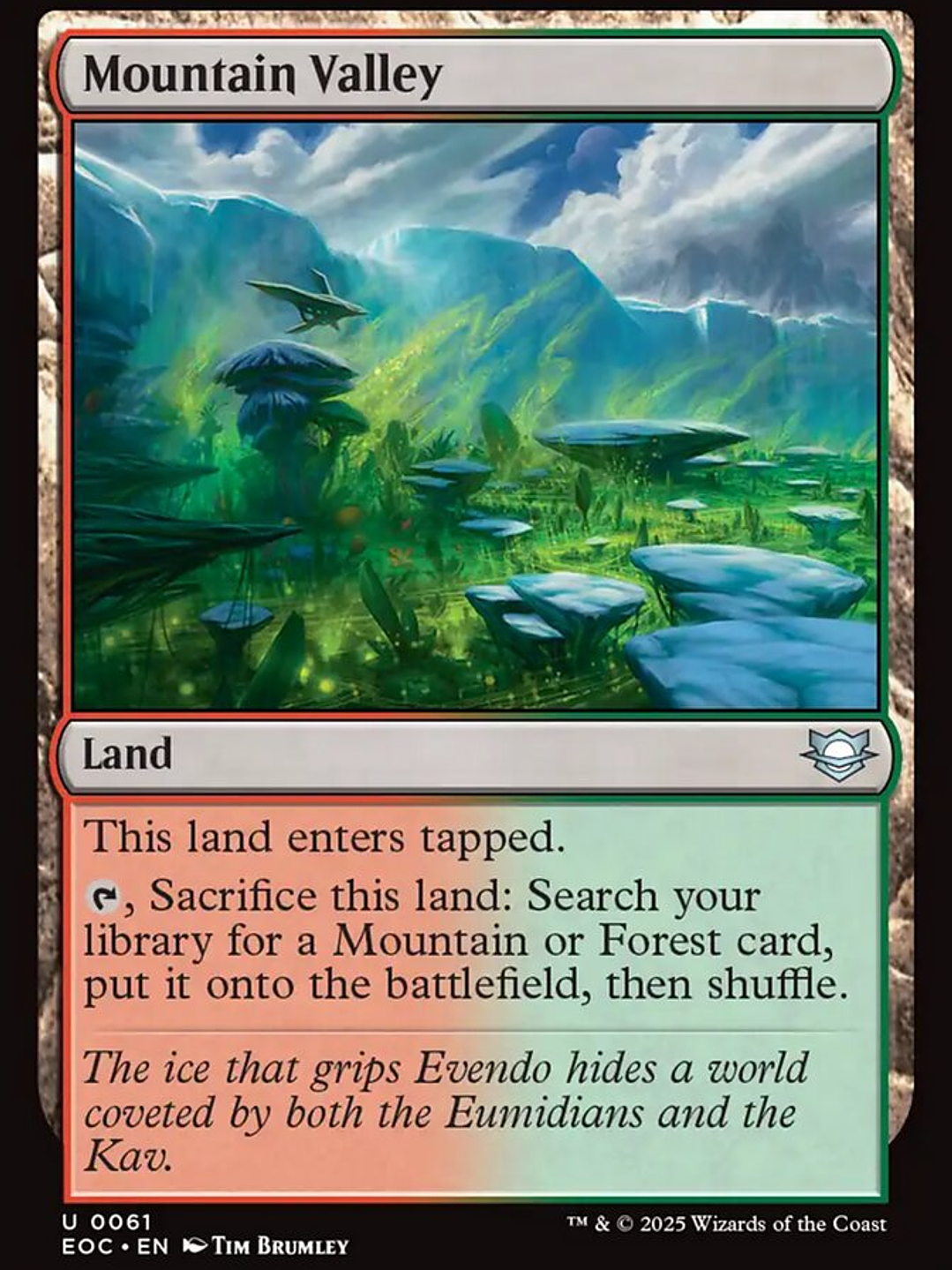 Mountain Valley (Edge of Eternities Commander) 1