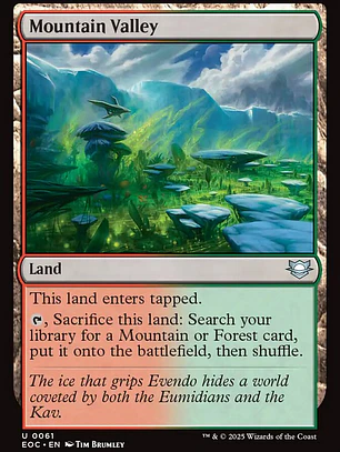 Mountain Valley (Edge of Eternities Commander)