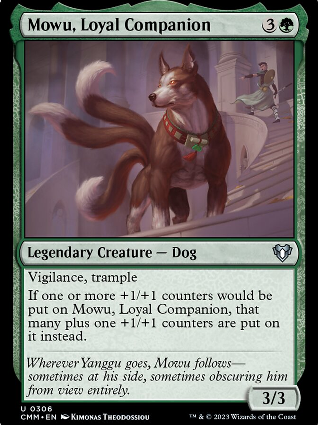 Mowu, Loyal Companion (Commander Masters) 1