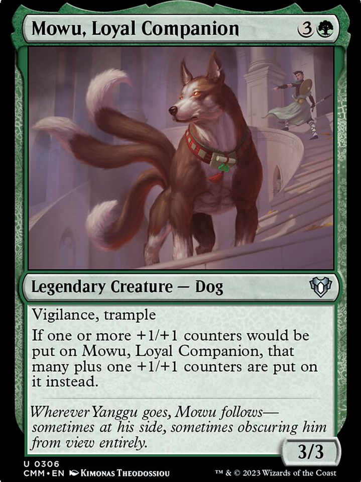 Mowu, Loyal Companion (Commander Masters) 1