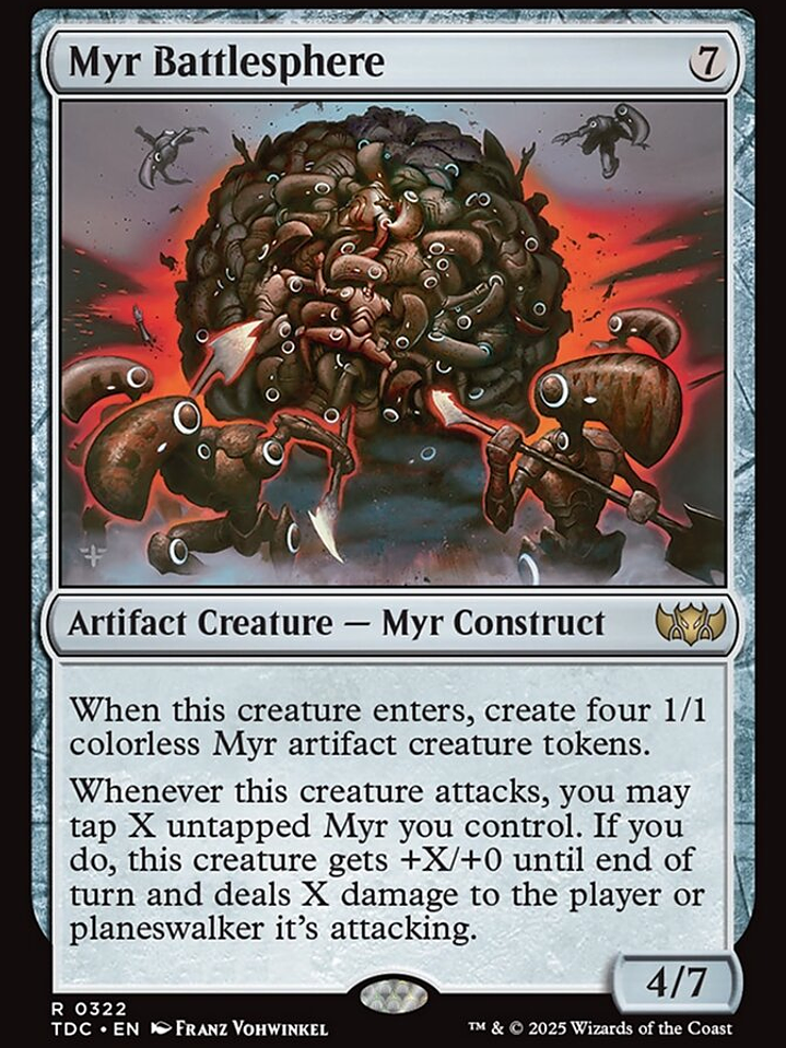 Myr Battlesphere (Tarkir: Dragonstorm Commander) 1