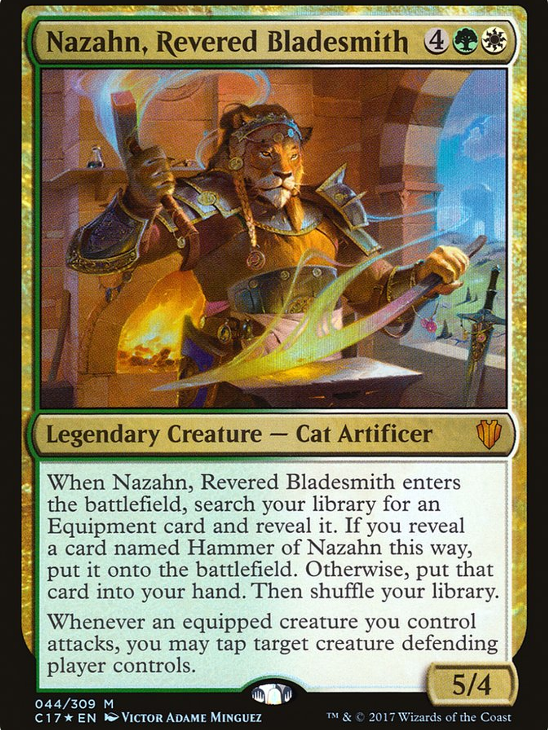 Nazahn, Revered Bladesmith (Commander 2017) 1