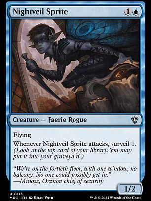 Nightveil Sprite (Murders at Karlov Manor Commander)