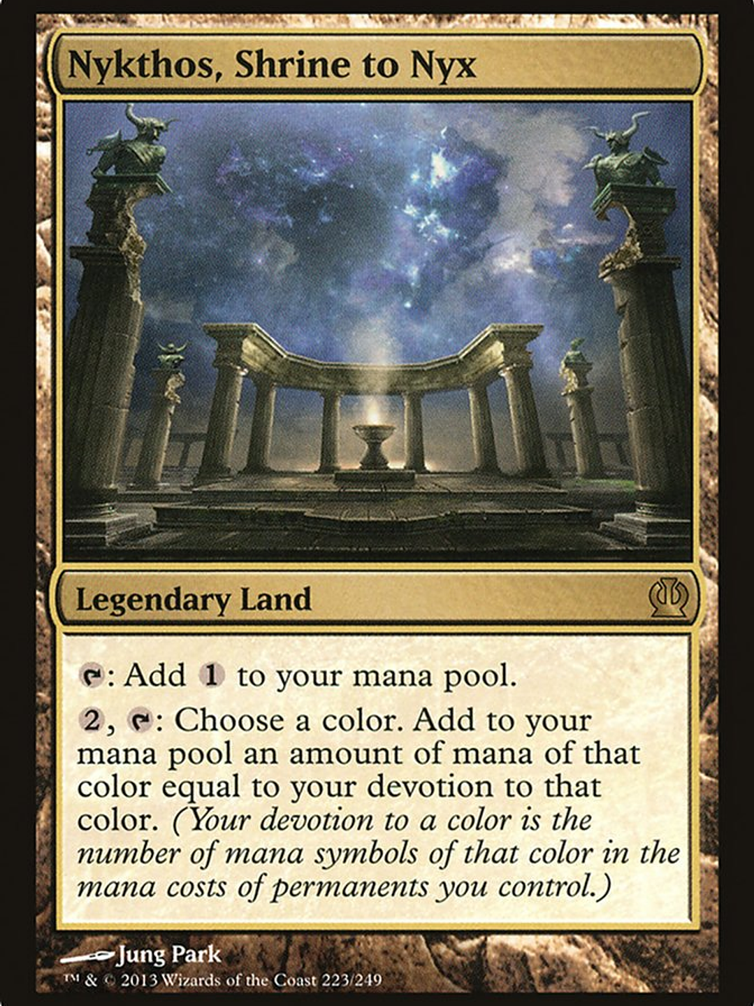 Nykthos, Shrine to Nyx (Theros) 1