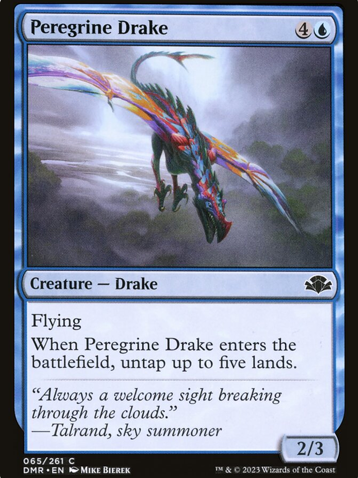 Peregrine Drake (Dominaria Remastered) 1