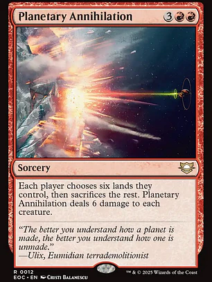 Planetary Annihilation (Edge of Eternities Commander)
