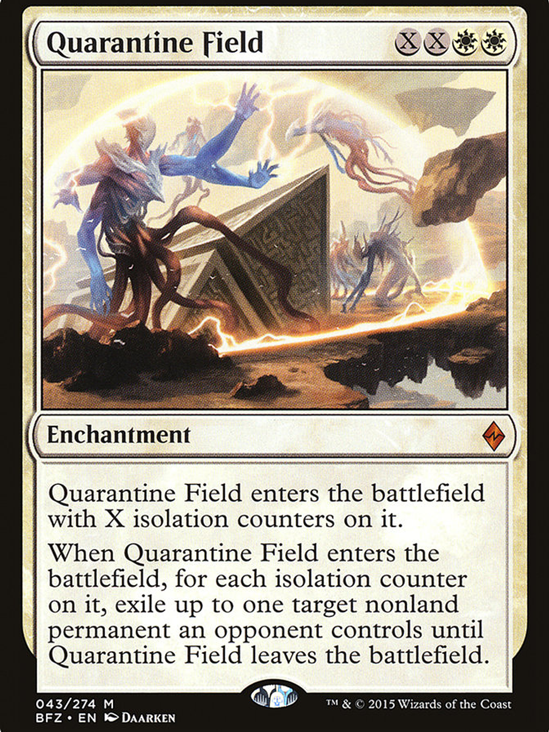 Quarantine Field (Battle for Zendikar) 1