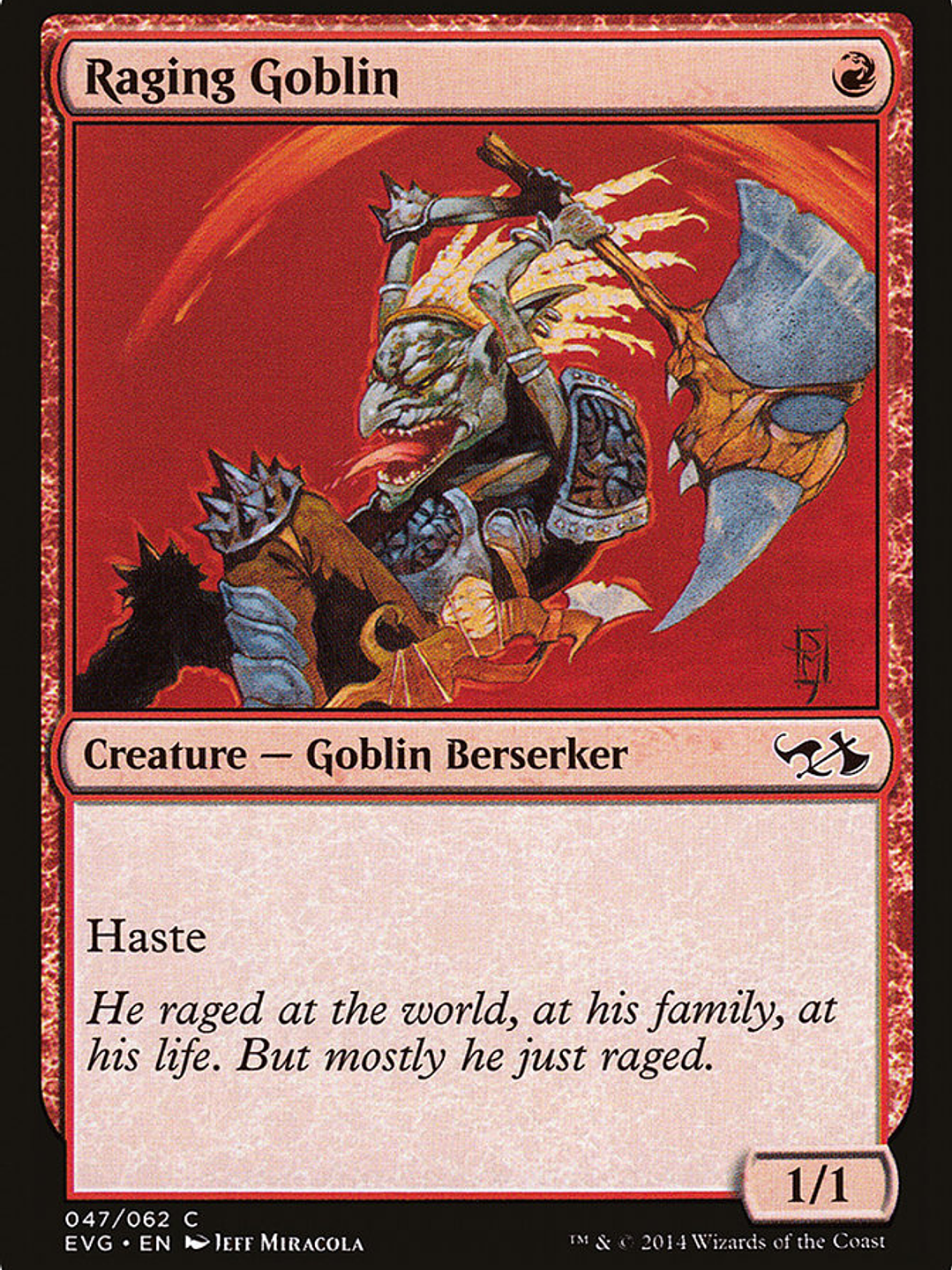 Raging Goblin (Duel Decks Anthology: Elves vs. Goblins) 1