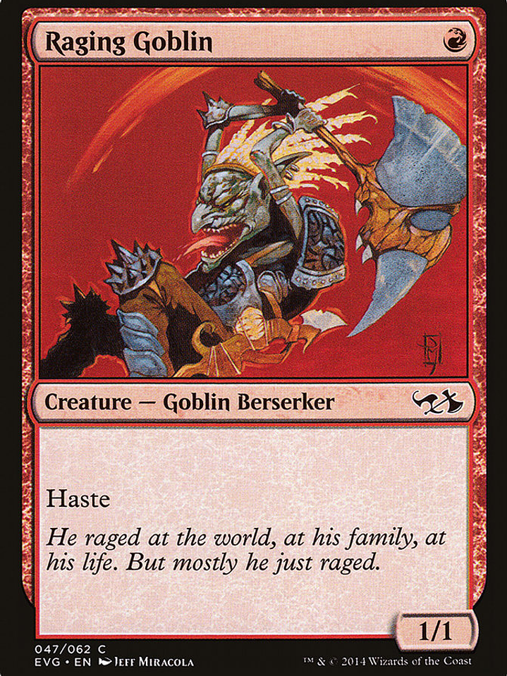 Raging Goblin (Duel Decks Anthology: Elves vs. Goblins) 1