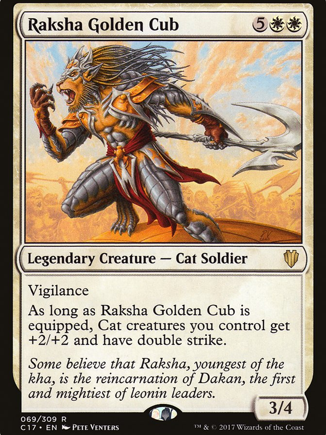 Raksha Golden Cub (Commander 2017) 1