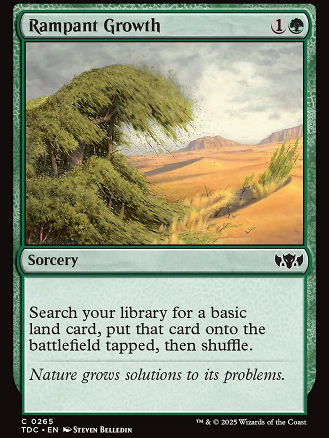 Rampant Growth (Tarkir: Dragonstorm Commander) 1