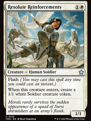 Resolute Reinforcements (Foundations)