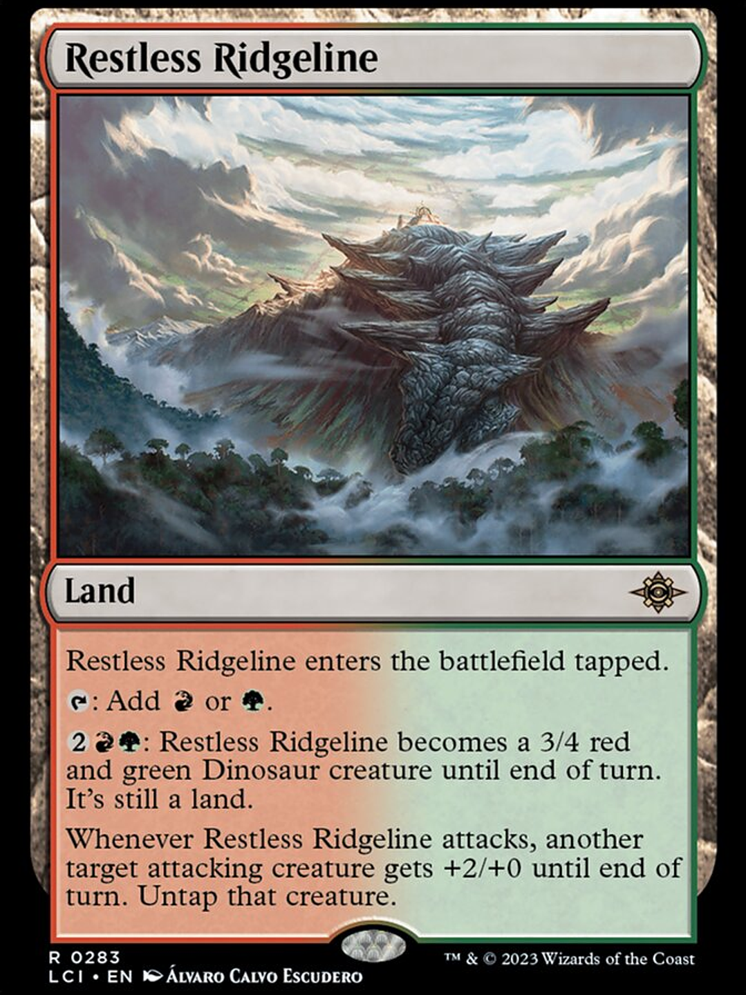 Restless Ridgeline (The Lost Caverns of Ixalan) 1