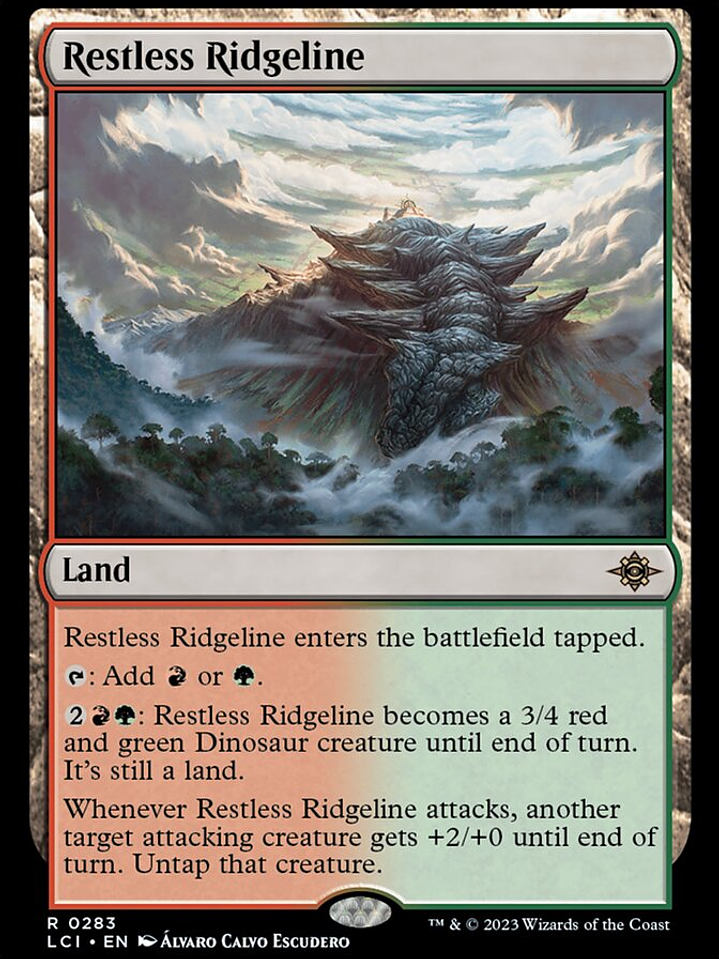 Restless Ridgeline (The Lost Caverns of Ixalan) 1