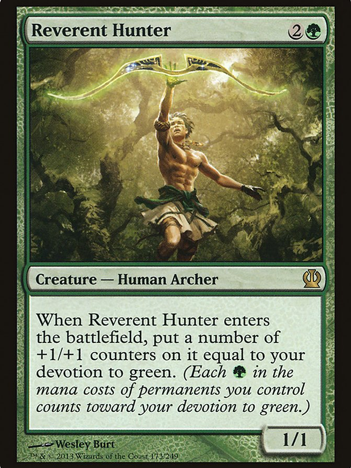 Reverent Hunter (Theros) 1