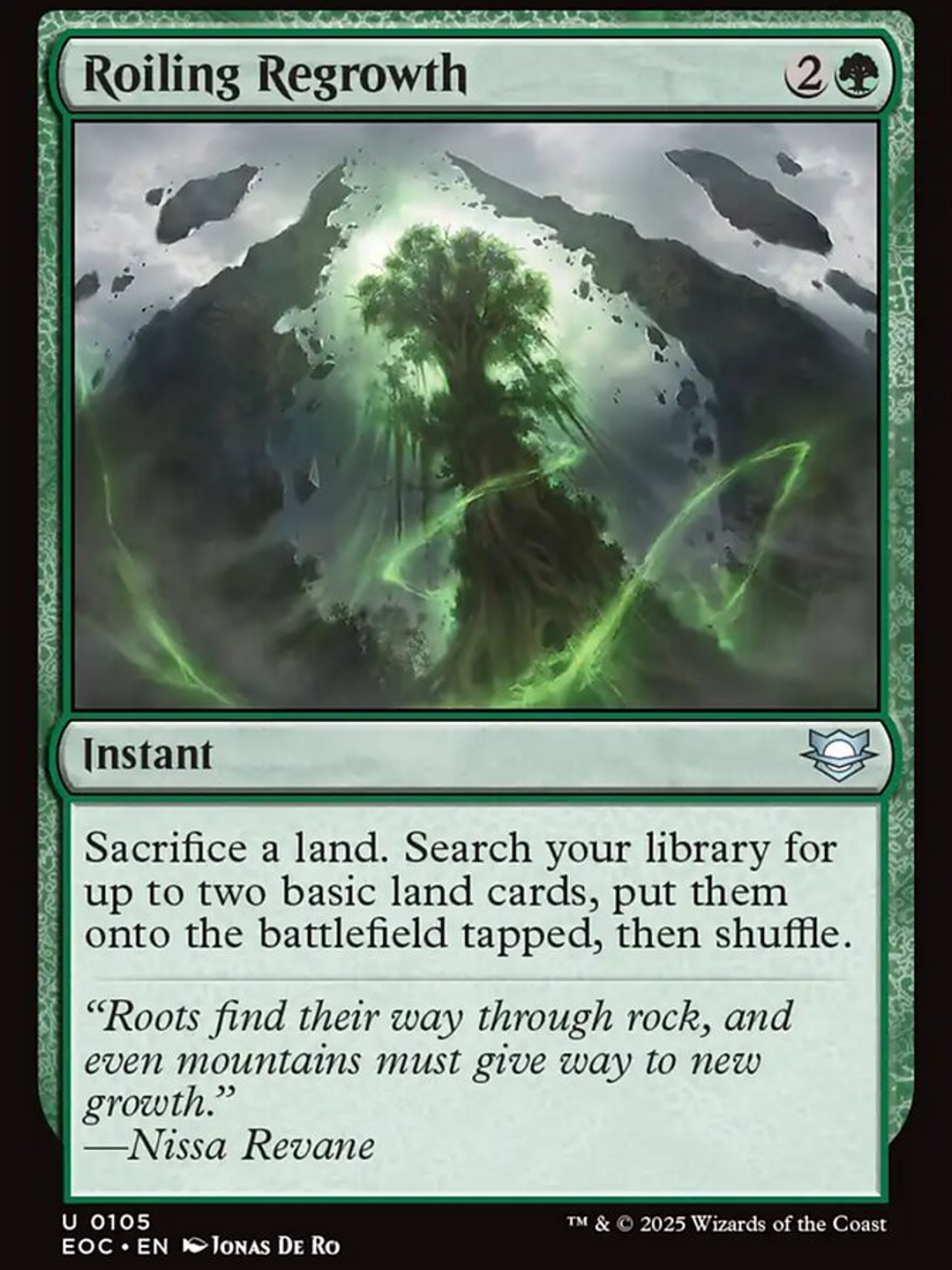 Roiling Regrowth (Edge of Eternities Commander) 1