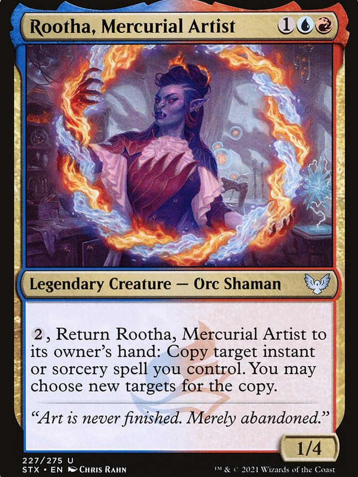 Rootha, Mercurial Artist (Strixhaven: School of Mages) 1