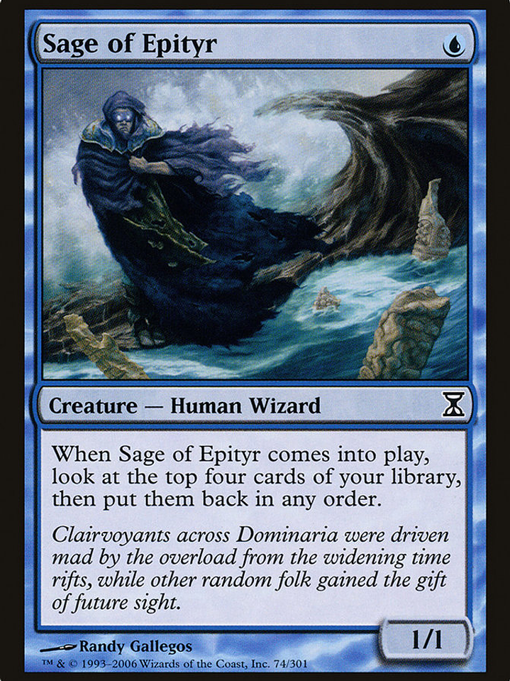 Sage of Epityr (Time Spiral) 1