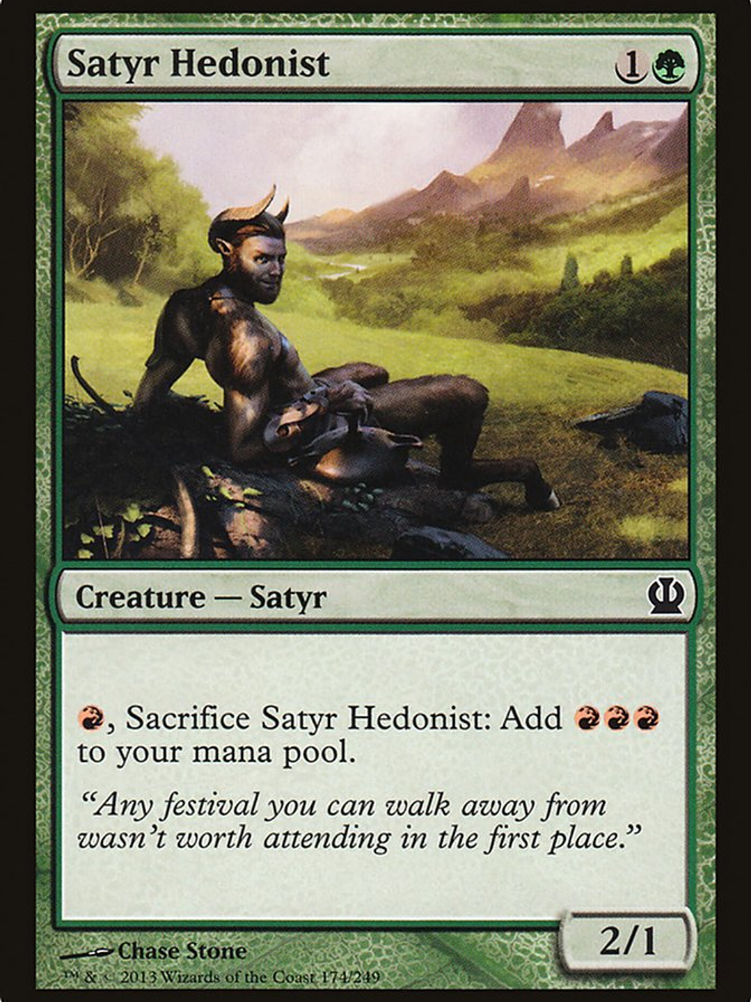 Satyr Hedonist (Theros) 1