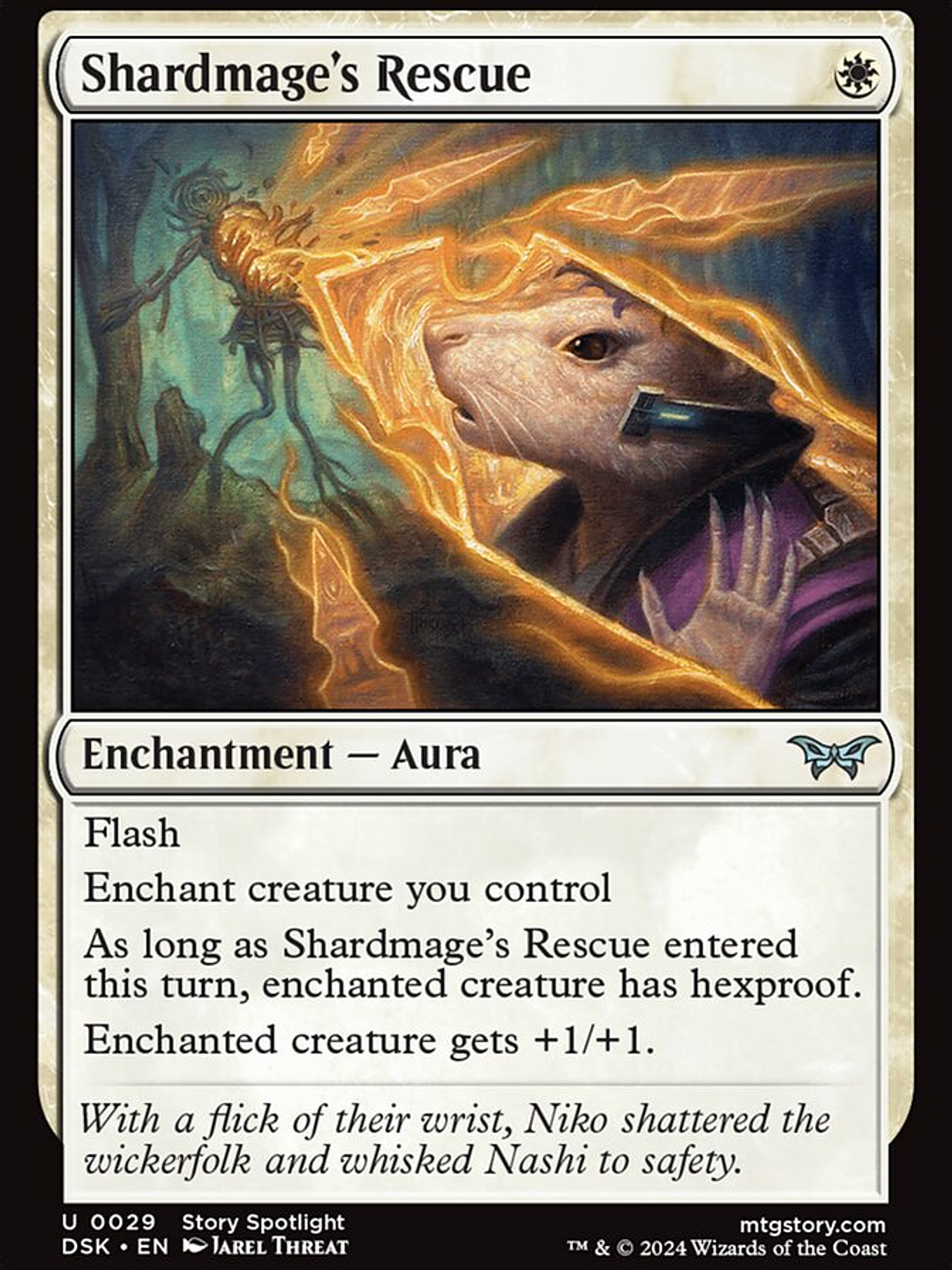 Shardmage's Rescue (Duskmourn: House of Horror) 1