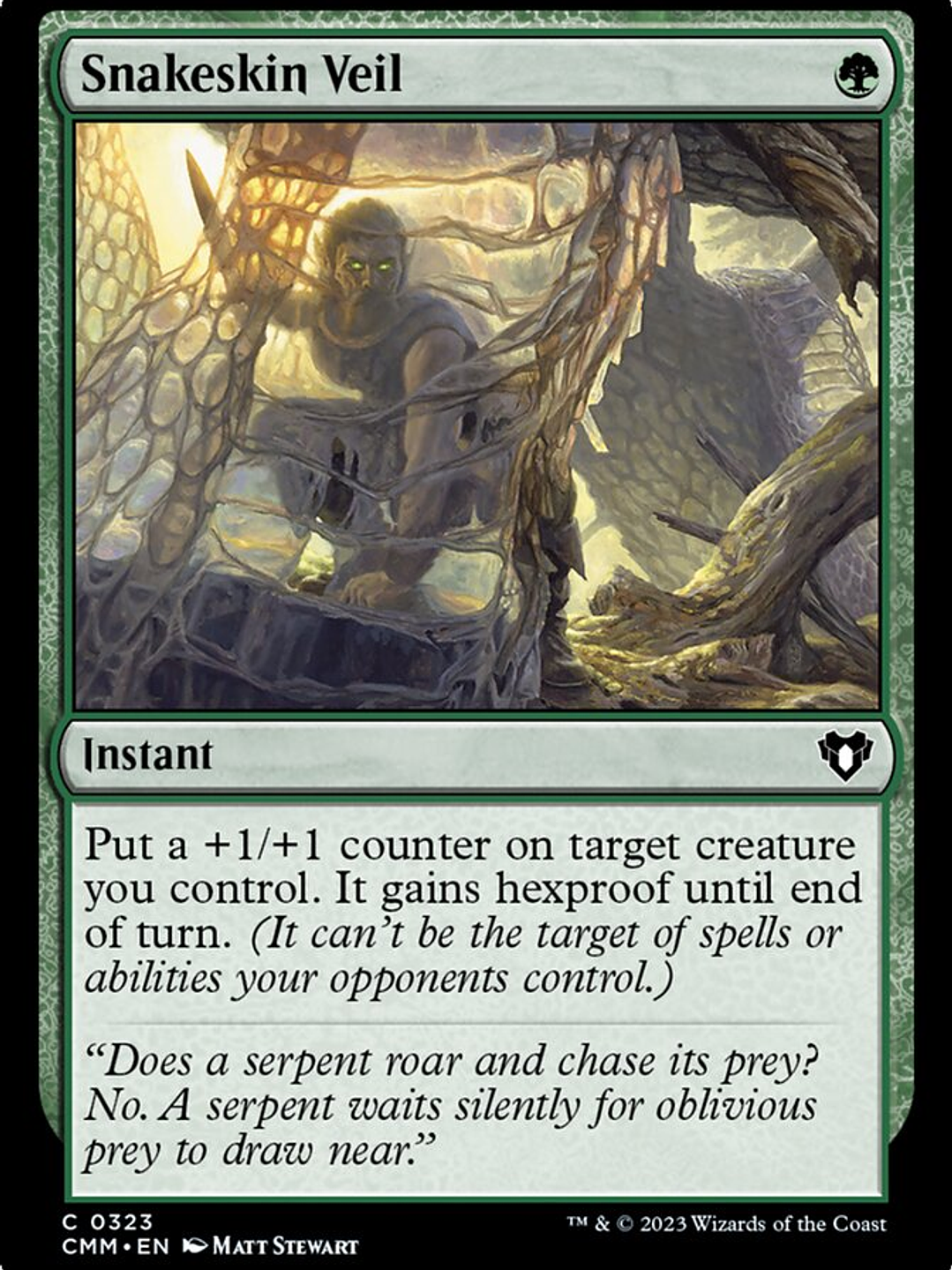 Snakeskin Veil (Commander Masters) 1