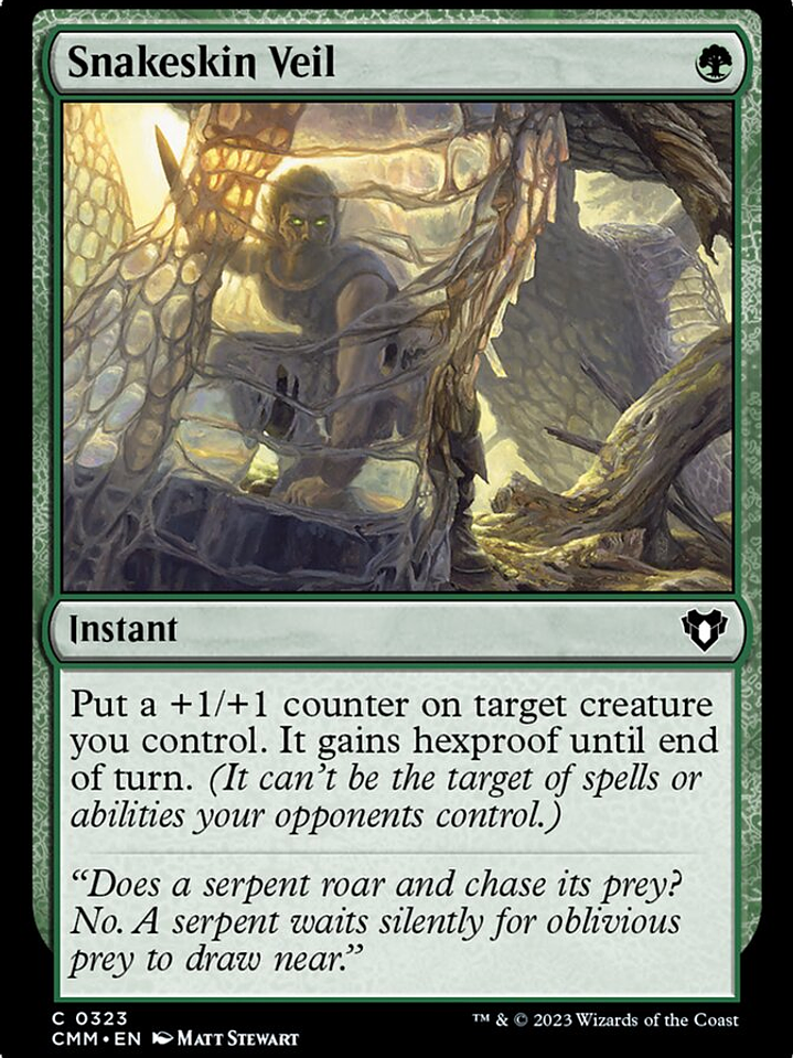 Snakeskin Veil (Commander Masters) 1